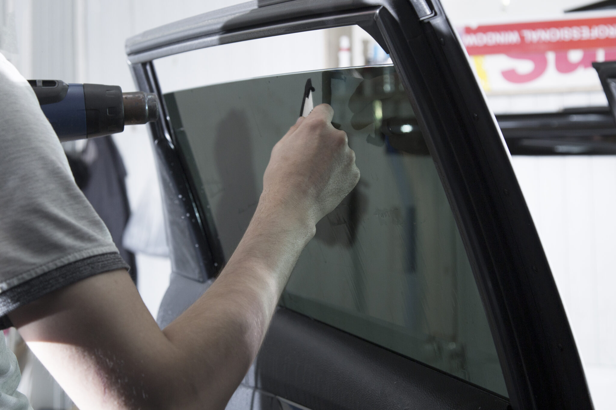 Tinting of car windows.Window film for car.
